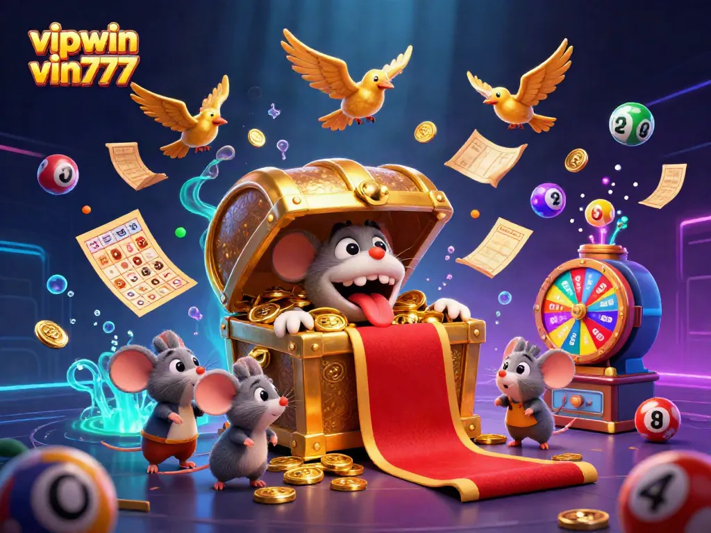 Engage in thrilling gameplay with vipwin vin777 vin777 as dynamic lottery elements spin and bounce in an exciting casino atmosphere.